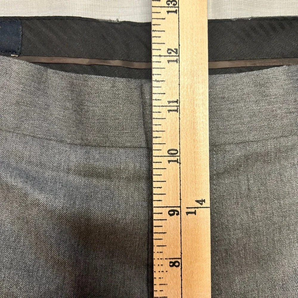Banana Republic Dress Pants Mens 35x30 Light Gray Classic Fit Flat Front